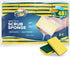 SCRUBIT 48 Pack Heavy Duty Scrub Sponges, Dual Sided Dish Sponge Ideal for Cleaning Kitchen, Dishes, Bathroom