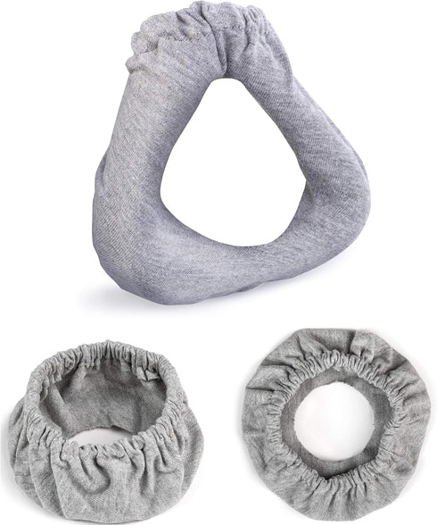 10 Pack Cpap Mask Liners, Ultra Soft Cotton Covers to Reduce Air Leaks, Washable with Laundry Bag (10 Count)