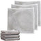 Ohraina Non-Scratch Scrubbing Wire Dishwashing Rags, Double Stainless Steel Scrubber, Steel Wire Dish