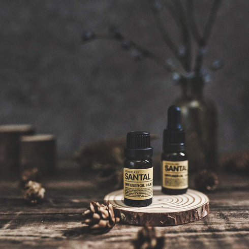 Santal Diffuser Oil, Amber Coco Vanilla Cedar Sandalwood Musk Essential Oils Blend for Ultrasonic Diffuser (.33 oz)
