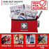 Thrive Mini Emergency Kit & First Aid Pouch, 66 Piece Set, Waterproof Rip-Stop Nylon Pouch