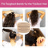 Large Hair Ties for Thick, Heavy or Curly Hair - Non-Slip, Non-Damage Seamless Women's Ponytail Scrunchies - Lt Brown,