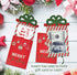 Set 12 Gift Boutique Christmas Money & Gift Card Sleeves of Holiday Envelopes Greeting Cards Funny Exchange Gifts Cash