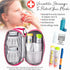 PracMedic Bags Insulated Epipen Carry Case for Kids - Holds 2 Epi Pens or Auvi Q, Allergy Medicine, Pink