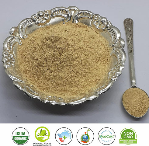 Ashwagandha Powder – Indian Ginseng for Stress Relief and Muscle Health – Non-GMO, Organic, Vegan – 454 Gms
