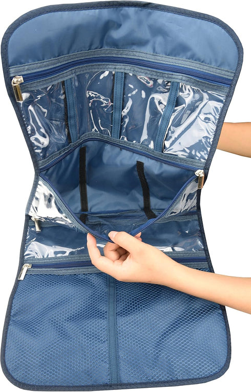 Premium Hanging Toiletry Travel Bag - Large Cosmetic, Jewelry, Toiletry & Accessory Storage Organizer