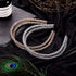 WILLBOND 4 Pieces Rhinestone Hair Band - Thin Headband for Women Hair Accessory (Black, Grey, Silver, Champagne)