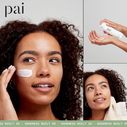 Pai Skincare - The Twin Flyer Organic Dual-Effect Face Cloth - Natural, Vegan, Sensitive Skincare (3 Pack)