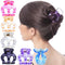 RC ROCHE ORNAMENT 6 Pcs Womens Pumpkin Hair Claw Clips, Large Transparent Multicolor, No Slip Grip, Durable Beauty