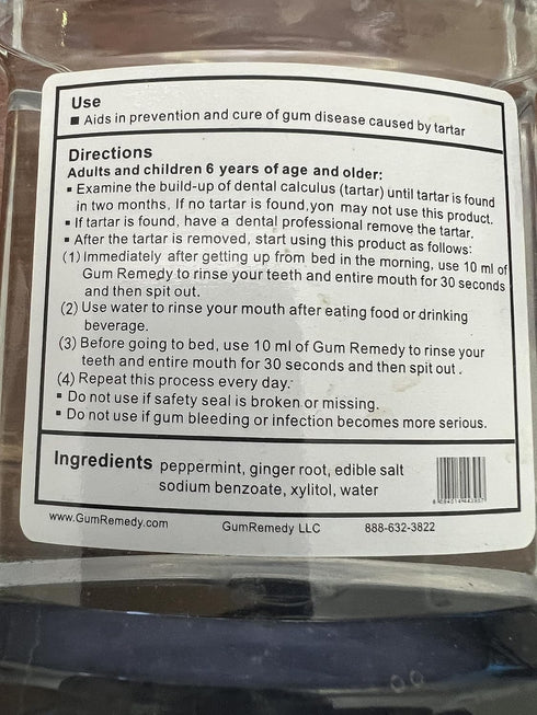 Gum Remedy 5 Gum Disease Bleeding Cure Bottles
