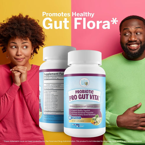 Probiotic Pro Gut Vita - Gut Health Support Probiotic & Vitamin Formula, Promote Healthy Digestion & Nutrient Absorption