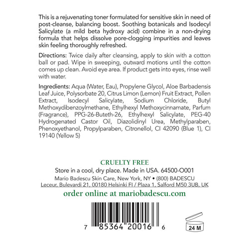 Mario Badescu Keratoplast Cleansing Lotion Toner - Soothing & Rejuvenating Skin Care Face Toner With Aloe Vera