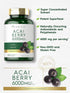 Carlyle Acai Berry Capsules 6000mg - 250 Count, Non-GMO & Gluten Free Acai Berry Extract