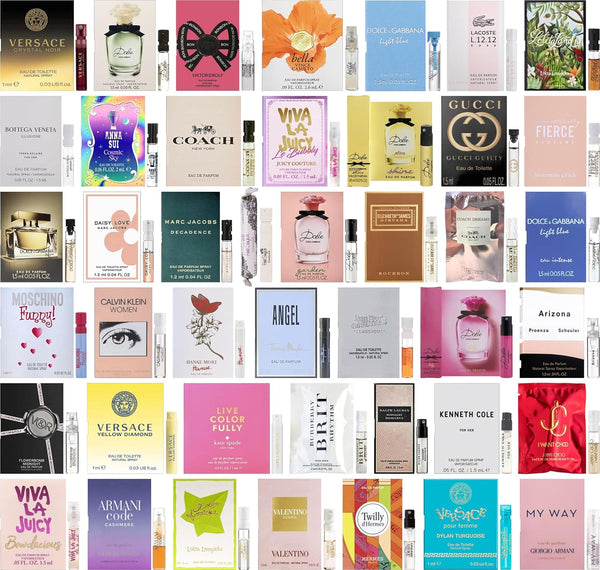 Perfume High End Designer Fragrance Sampler Set for Women - (Pack of 12 Sample Vials)