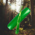 RADIUS Toothbrush, Original Big Brush & Case, Right Handed, Green Brush with Green Case, BPA Free and ADA Accepted