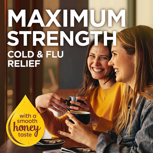 GoodSense Nighttime Honey Flavor Severe Cold and Flu Relief, Liquid Medicine, 12 Fl Oz