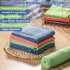 Nuanchu 20 Pieces Extra Large Microfiber Cleaning Cloth Rags - 20 x 28 Inch Washable Microfiber Towels for Home