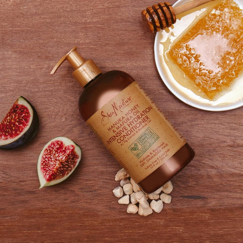 SheaMoisture Conditioner, Intensive Hydration for Dry, Damaged Hair, Manuka Honey and Mafura Oil, 13 oz