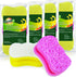 Scrub Sponge by Scrubit, Multipurpose Cellulose Cleaning Sponges, 12 Pack, Non Scratch Scouring Pad