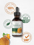 Carlyle Turmeric and Ginger Drops 2 fl oz - Vegan Non-GMO Gluten Free Supplement with Black Pepper