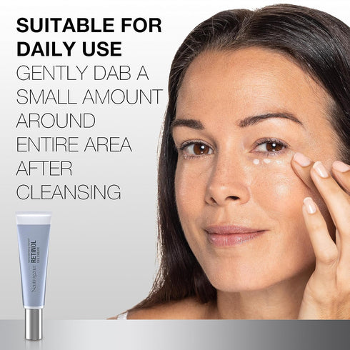 Neutrogena Rapid Wrinkle Repair Retinol Eye Cream, 0.5 fl. oz. for Dark Circles & Fine Lines