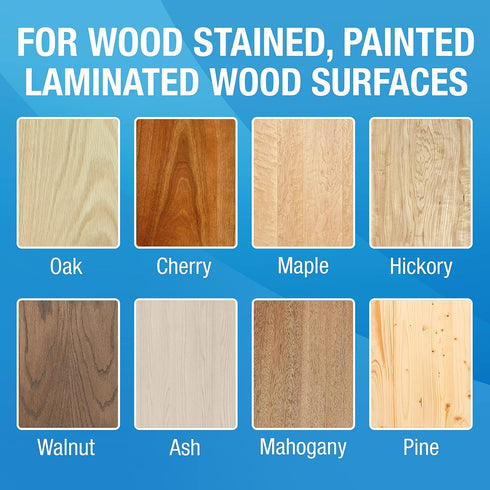 MiracleWipes for Wood Surfaces - Clean, Protect, and Polish Cabinets, Furniture, and Wood Floors - 60 Count
