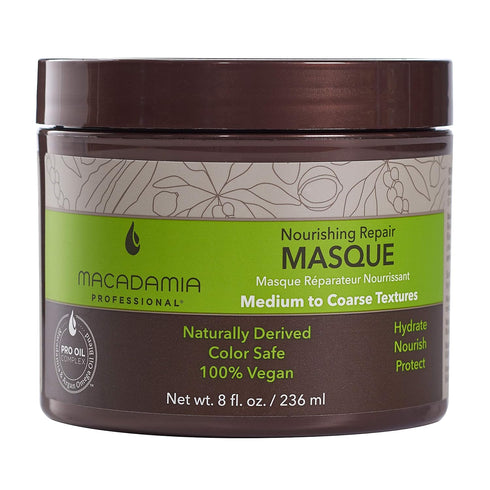 Macadamia Professional Hair Care Nourishing Repair Hair Masque, Sulfate & Paraben Free, 8 FL Oz