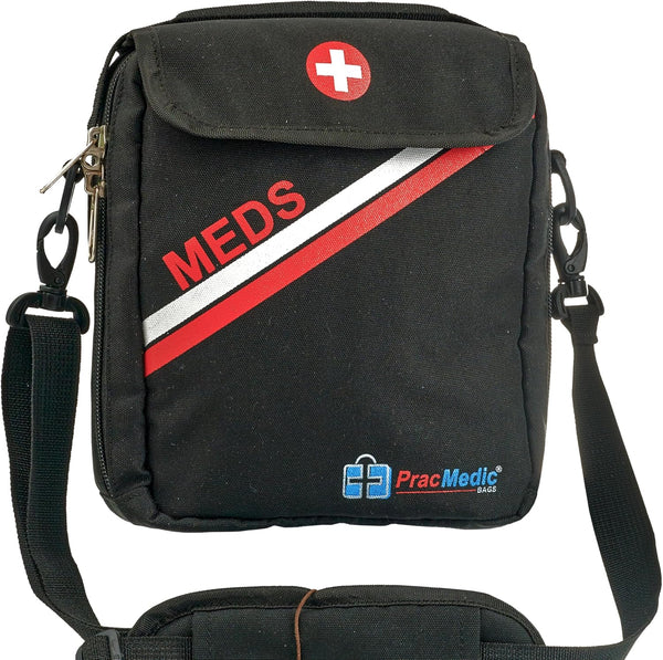 PracMedic Bags Travel Medicine Bag- First Aid Bags Empty or Epipen Carry