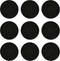 300 Pcs Replacement Felt Pads - 17mm Black Color Round for Essential Oil Diffuser Locket Necklace