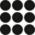300 Pcs Replacement Felt Pads - 17mm Black Color Round for Essential Oil Diffuser Locket Necklace