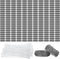 200 Pack Washing Machine Lint Traps, Stainless Steel Lint Catcher for Washer Hose Drain