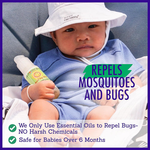 California Baby Natural Bug Repellent Spray, DEET-Free, Citronella, 59 mL / 2 oz, Allergy Friendly