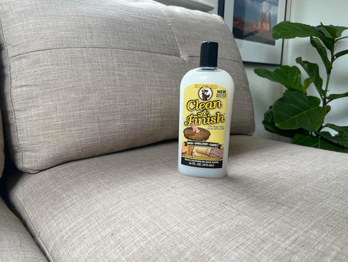 HOWARD Clean-A-Finish for Wood, Upholstery, and Carpet, 16 oz Pour Bottle