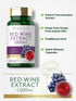 Carlyle Red Wine Extract Capsules | 1000mg | 120 Count | Non-GMO, Gluten Free Supplement
