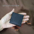 Stylish PU Leather Condom Holder - Black Mini Purse for Men