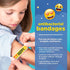 Emoji Kids Assorted Bandages, 100 ct, Fun Designs, Adhesive Bandages for Minor Cuts, Easter Basket Stuffers