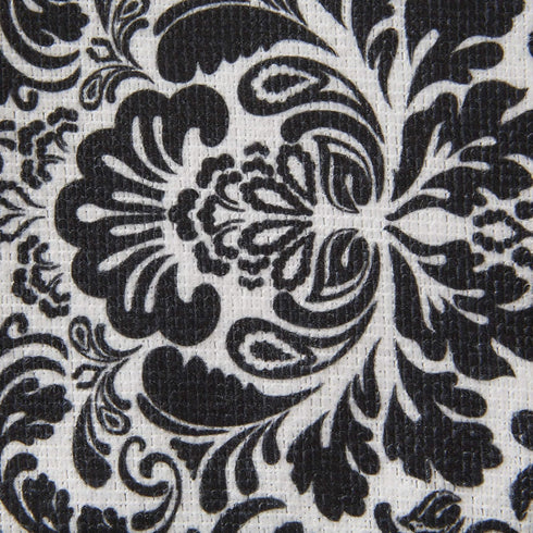 DII Cleaning Collection Multi-Purpose Microfiber Dishcloth Set, Black Damask