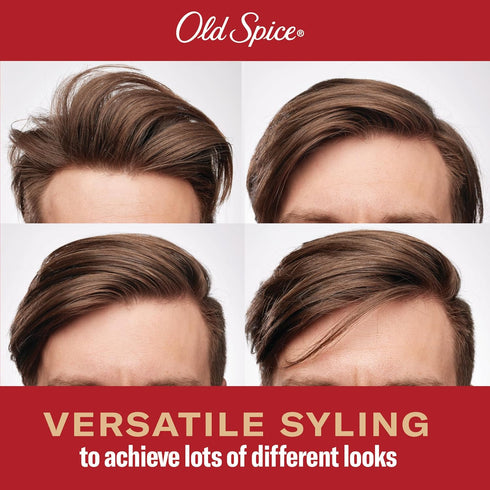 Old Spice Hair Styling Pomade for Men, Medium Hold No Shine, 2.22 Fl Oz Each, Twin Pack