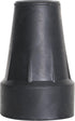PCP Crutch Tip Replacement, 1 Pair, Black, Large