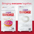 BioSwiss Bandages, Donut Shaped Self Adhesive Bandage, Latex Free, 24 Count, Fun First Aid Kit Supplies for Kids