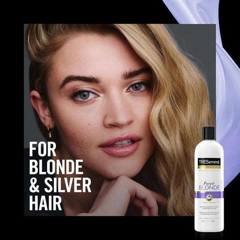 TRESemmé Pro Collection Purple Blonde Conditioner 20 oz for Brilliant Color, Blonde and Silver Hair