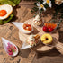 Tessco 200 Pcs 4" Tear Drop Appetizer Spoons, Mini Appetizer Plates, Disposable for Serving Small Desserts, White