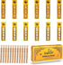 Pack of 12 Miswak Sticks - Natural Toothbrush for Teeth Whitening and Fresh Breath, Organic Wooden Vacuum Sealed