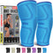 Knee Brace for Women & Men, 2 Pack Compression Sleeve for Pain Relief, Running, Sports, Blue M
