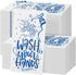 Ruisita 150 Pack Disposable Bathroom Napkins, Decorative Paper Hand Towels for Bathroom Etiquette, Dark Blue