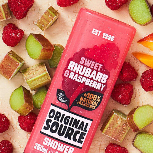 Rhubarb and Raspberry Shower Gel, 250ml