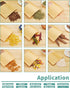 FireKylin 100 Pcs Kraft Paper Bags with Window, 6.3" x 8.6" Zip Lock Food Storage Bags for Packaging Products