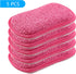 Non Scratch Kitchen Dish Sponge Scrubber, Reusable Washable Heavy Duty Pads for Cleaning Sink and Pans