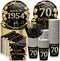 240 Pcs 70th Birthday Decorations, Birthday Party Tableware, Plates, Napkins, 9oz Cups for 30 Guests