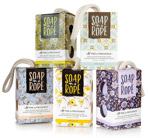 Pre de Provence Sea Salt Soap On a Rope, 200 Gram